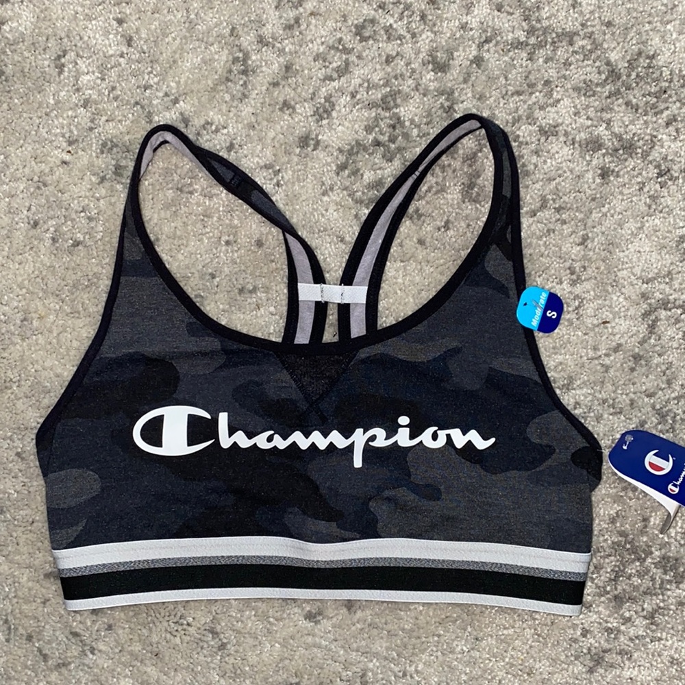 ✌🏼NWT Champion Camouflage Logo Sports Bra Small